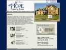 Hope Property Group; LLC's Website