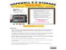 Hopewell E-Z Storage's Website