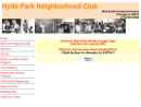 Hyde Park Neighborhood Club's Website