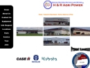 H & R Agri-Power Inc's Website
