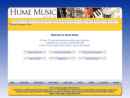 Hume Music Inc's Website