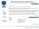 INTEGRATED MAIL INDUSTRIES LTD's Website