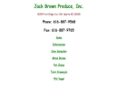 Jack Brown Produce's Website
