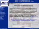 JDH CONTRACTING, INC's Website