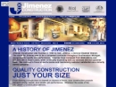 JIMENEZ CONSTRUCTION & DEVELOPMENT INC's Website