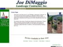 Joe DiMaggio Landscape Contractor, Inc.'s Website