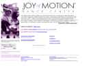 Joy Of Motion Dance Ctr's Website