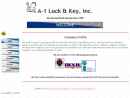 A-1 Lock & Key Inc's Website