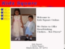 Kidz Square Children Clothing Boutique's Website