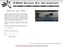 EBM Kung Fu Academy's Website
