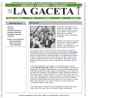 LA Gaceta Tri-Lingual Nwsppr's Website