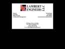 LAMBERT ENGINEERS L L C's Website