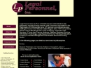 LEGAL PERSONNEL INC MESSIAH's Website