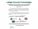 Lehigh Concrete Technologies's Website
