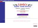 Little's Septic Tank Service's Website