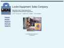 Locke Equipment Sales CO Inc's Website