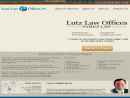Lutz Law Offices, P.S.'s Website
