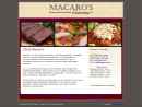 Macaro's Deli-Caterer's Website