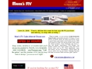 MARK'S R V & BOAT SALES, INC's Website
