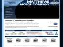 Matthews Motor Company's Website