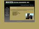 Mayes Testing Engineers's Website