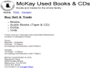 McKay Used Books & CDS - Centreville Square II With Shoppers's Website