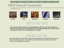 MDI General Contractors's Website
