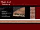 Music & Art Academy's Website