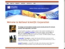 National Scientific Corp.'s Website