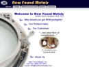 New Found Metals's Website