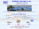 Normandy Machine Co's Website