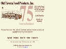 Old Tavern Food Products;'s Website