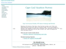 Cape Cod Vacation Homes's Website