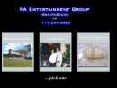 Pennsylvania Entertainment Group's Website
