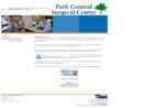 Park Central Surgical Center's Website