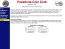 Pasadena Coin Club's Website