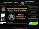 Pasco County Sheriff's Office's Website