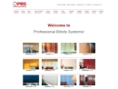 Professional Blinds System's Website
