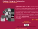 PLATINUM ENTERPRISE PARTNERS, INC's Website