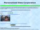 PERSONALIZED DATA CORPORATION's Website