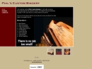 Phil's Custom Bindery's Website