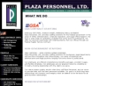 PLAZA PERSONNEL LTD's Website