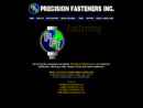 Precision Fasteners Inc's Website