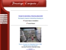 Prestige Carpets's Website