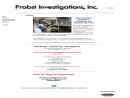 Probst Investigations Inc.'s Website