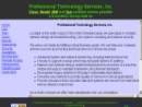 PROFESSIONAL TECHNOLOGY SERVICES INC's Website