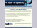 PROJECT STAFFING COMPANY's Website