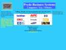 Pryde Business Systems's Website