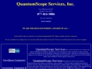 QUANTUMSCOPE SERVICES INC's Website