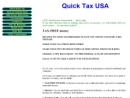 Quick Tax USA's Website